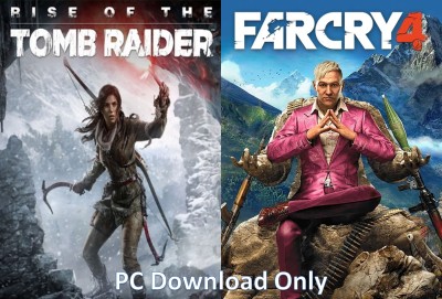 Rise of the Tomb Raider and Farcry 4 Top Two Game (Offline Only) (No DVD) (Regular)(Action Adventure, for PC)