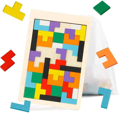 Wooden Russian Blocks Puzzles for Kids Adults, Wood Intelligence Puzzle for Kids(Educational Puzzle, for Wii U)