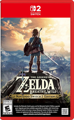 The Legend of Zelda Breath of the Wild (Nintendo Switch 2 Game Card) | Physical Nintendo Switch 2 Games | Premium Adventure Gameplay | Open World RPG Classic | Top Switch 2 Gaming Accessory | Smooth Performance & Best Value (Nintendo Switch 2 Enhanced Edition)(for Switch 2, VR Compatible)