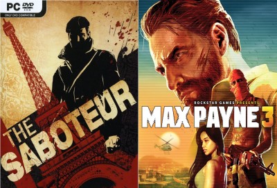 The Saboteur and Max Payne 3 Top Two Action Game (Offline Only) (Regular)(Action, for PC)
