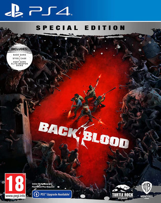 Back 4 Blood Special Edition ( Includes Exclusive Steelcase , Free PS5 Upgrade ) (PS4) (STEELBOOK)(PHYSICAL, for PS Vita)