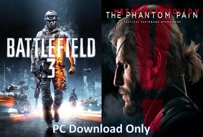 Battlefield 3 and Metal Gear Solid V The Phantom Pain Top Two Game Combo (Offline Only) (No DVD) (Regular)(Action Adventure, for PC)
