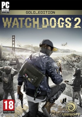 Watch Dogs 2 PC DVD (Offline Only) Complete Games (Complete Edition)(Pc game, for PC)
