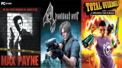 Max Payne, Resident Evil 4, Total Overdose Top Three Game Combo (Offline Only) (Regular)(Action, for PC)