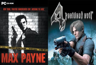 Max Payne and Resident Evil 4 Top Two Action Game (Offline Only) (Regular)(Action, for PC)