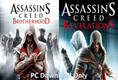 Assassins Creed Brotherhood and Revelations Top Two Game Combo (Offline Only) (No DVD) (Regular)(Action Adventure, for PC)