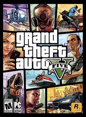 GTA 5 Pc Game Download (Offline only) No CD/DVD/Code (Complete Game) (PC)(Vedio game, for PC)