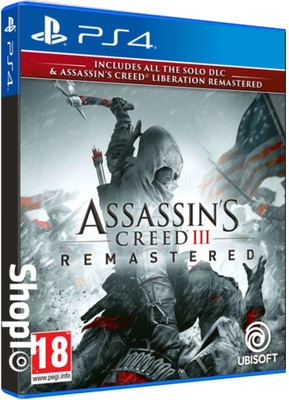 Assassins Creed III Remastered(Game and Expansion Pack, for PS4)