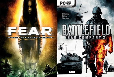 Fear and Battlefield Bad Company 2 Top Two Action Game (Offline Only) (Regular)(Action, for PC)