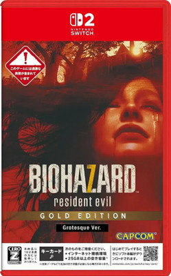 Biohazard Resident Evil Gold Edition Nintendo Switch 2 Games CD | Survival Horror Action with Zombie Outbreak Story | Bio-Weapon Crisis Missions | Story Driven Campaign, Intense Combat & Gold Edition Content Experience, switch 2 physical games with immersive horror gameplay | nintendo games for Horr
