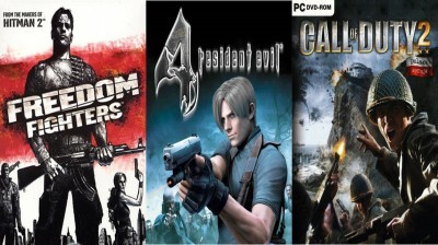 Freedom Fighters, Resident Evil 4, Call of Duty 2 Top Three Game Combo (Offline Only) (Regular)(Action Adventure, for PC)