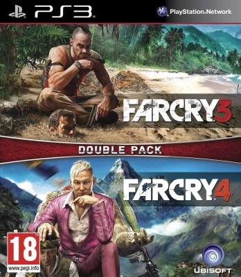 far cry 3 + far cry 4 double pack (PS3) (STANDARD)(PHYSICAL, for PS3)