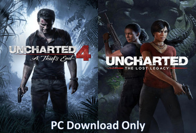 Uncharted 4 : A Thief's End and Uncharted: The Lost Legacy Top Two Game Combo (Offline Only) (No DVD) (Regular)(Action Adventure, for PC)