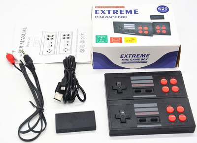 CHG Extreme Mini Game box 2.4g Dual wireless Gamepad can store 620 Games 4k Tv Video Games Extreme Mini Game, Portable Game player 1GB with Contra,Mario, best gift for kids (Black Edition)(for Switch) CHG Extreme Mini Game box 2.4g Dual wireless Gamepad can store 620 Games 4k Tv Video Games Extreme Mini Game, Portable Game player 1GB with Contra,Mario, best gift for kids (Black Edition)(for Switch)