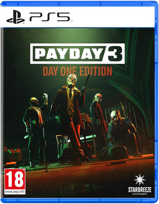 Payday 3 Day One Edition PS5 | Premium Action Heist Game | PlayStation 5 Games CD | PS5 Game CD for Ultimate PS5 Game Collection | Best PS5 PlayStation Games Experience | Must-Have PS 5 Games for PlayStation Games PS5 Fans (Day One Edition)(for PS5, VR Compatible)