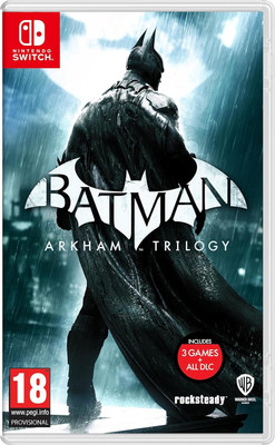 Batman: Arkham Trilogy SWITCH (STANDARD)(PHYSICAL, for Switch, VR Compatible)