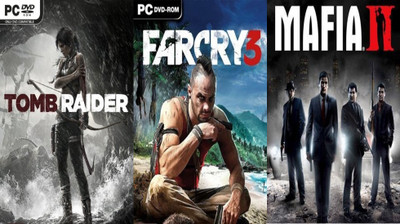 Tomb Raider, Farcry 3, Mafia 2 Top Three Game Combo (Offline Only) (Regular)(Action Adventure, for PC)