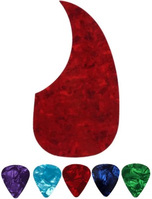 AMG Music Acoustic Guitar Pick Guard(Maroon)