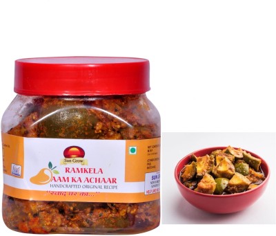 Sun Grow Ramkela Mango Pickle Aam Ka Achar Original Homemade Handmade Natural Fresh Taste Mango Pickle(400 g)