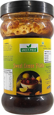 GREEN PIECE Sweet Lemon Pickle 500gm. Lemon Pickle(500 g)
