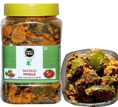 Daily Food Homemade Natural Mango Pickle Aam Ka Achar, Traditional Punjabi Flavor, Tasty Mango Pickle(400 g)