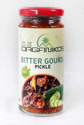 ORGANIKOS Kerala Style Pickle, No artificial preservatives, flavours and colours Bitter Gourd Pickle(250 g)