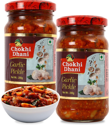 Chokhi Dhani Lahsun ka Achar Garlic Pickle(2 x 200 g)