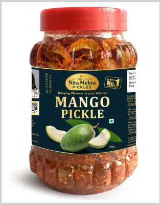 KITCHEN QUEEN NITA MEHTA Aam Ka Achar | Mango Pickle | Made with Pure Spices and Mango Mango Pickle(500 g)