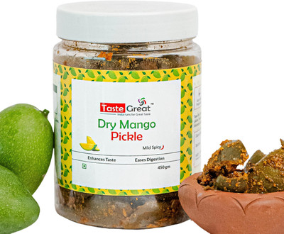 Taste Great Stuffed Dry Mango Pickle 450g I Chatpata Aam ka Achar I Bihar special recipe Mango Pickle(450 g)