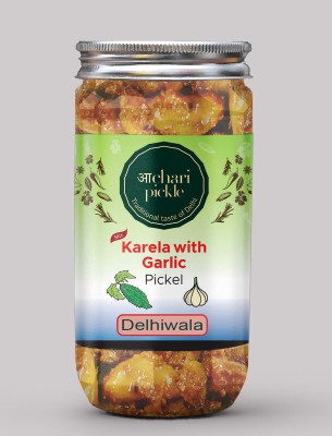 ACHARI PICKLES Karela With Garlic Pickle Delhiwala(400 GM) Ghar Ka Achar Mixed Vegetable Pickle(400 g)