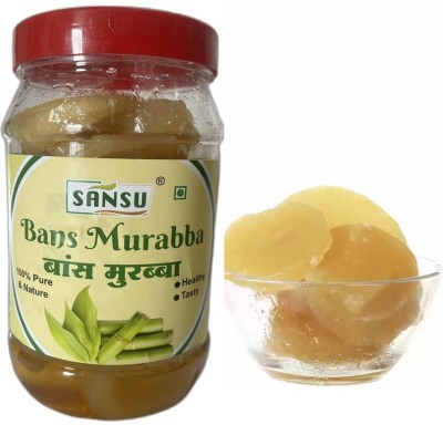 Sansu Bambbo Murabba | Bans ka Murabba | Bans Murabba Helps Increasing Height Growth Bamboo Murabba(500 g)