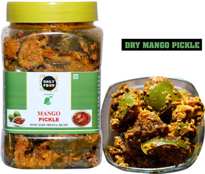 Daily Food Dry Mango Pickle Aam Ka Achar Organic (400 grams) Mango Pickle(400 g)
