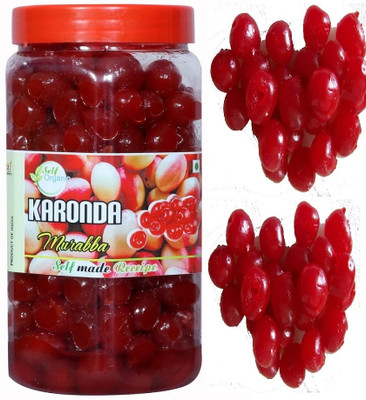 self signature Sweet Karonda Cherry Murabba – Fresh & Natural Ready-to-Eat Candied Cherry Apple Ber Pickle(900 g)
