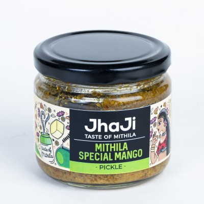 JhaJi Taste of Mithila Jhaji Achar Mithila Special Mango Pickle Mango Pickle(250 g)