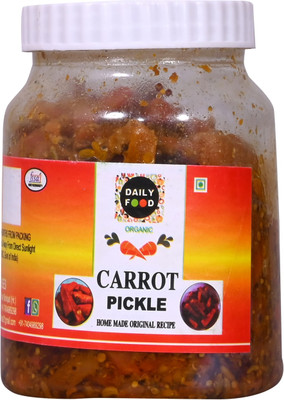 Daily Food Carrot Pickle Gajar Ka Achar Made in Very Less Oil (400 grams) Carrot Pickle(400 g)