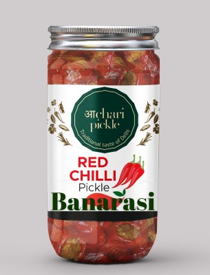 ACHARI PICKLES Banarasi Redchilli Pickle- Banarasi Style-Laalmirch Ka Achar/Achaar Red Chilli Pickle(400 g)