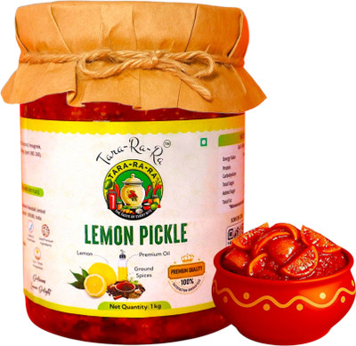 TARA-RA-RA Lemon Pickle – Authentic, Spicy & Tangy Traditional Pickle - Lemon Pickle(1 kg)