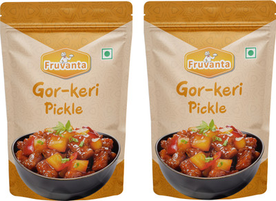 Fruvanta Gor-Keri (Sweet Mango) Pickle 200gm. (Pack of 2) Mango Pickle(2 x 200 g)