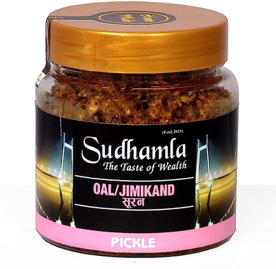 Sudhamla Oal/Jimikand/Suran Pickle |No additives or coluring agents | 200 Gms Ginger Pickle(200 g)