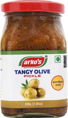 ARKOS Homemade Tangy Olive Pickle Olive Pickle(200 g)