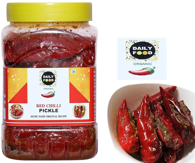 Daily Food Stuffed Banarsi Red Chilli Pickle (400 grams) Red Chilli Pickle(400 g)