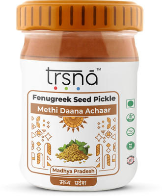 Trsna Fenugreek Seed Pickle | Methi Dana Achaar |Gourmet Achaar made in Madhya Pradesh Turmeric Pickle(110 g)