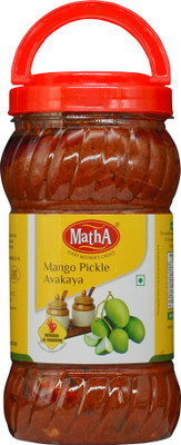 MathA Cut Mango Pickle - Natural Ingredients - Premium Quality Achar Mango Pickle(1 kg)