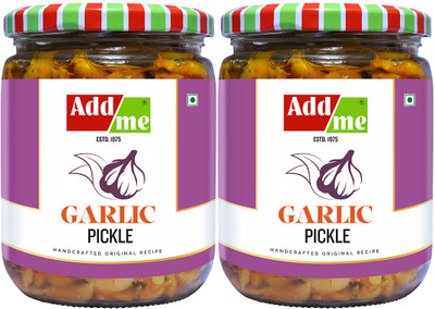 Add me Home Made Garlic Pickles 500gm + 500gm 1kg Lahsun Lassan ka Achar Garlic Pickle Garlic Pickle(2 x 0.5 kg)