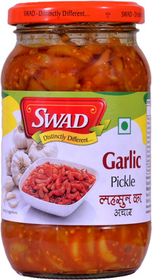 SWAD Distinctly Different and Delicious Garlic Pickle/ Lahsun Achar - 400g Garlic Pickle(400 g)