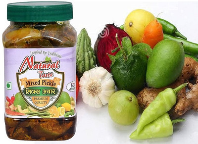 Natural Taste Homemade Organic Mix Pickle Mixed Pickle(400 g)