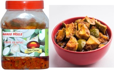 Sun Grow Premium Quality Mothermade Spicy Chatpata Mango Pickle Aam Ka Achar Mango Pickle(850 g)