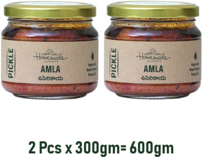 Nature's Trunk Home Made Amla Pickle | Amla ka Achar / Usirikaya Pachadi Amla Pickle(2 x 300 g)