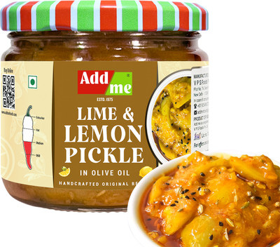 Add me Lemon Pickle in Olive Oil 300g | Nimbu ka Achar in Olive Oil Lemon Pickle(300 g)