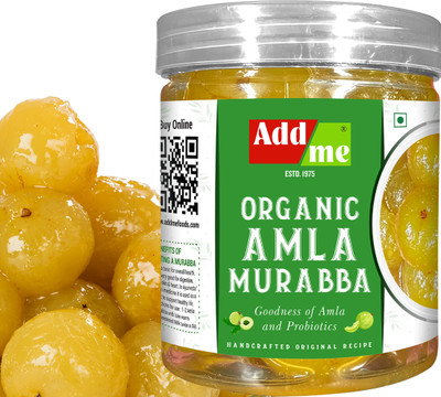 Add me Best Quality Dry Amla Murabba Without Sugar Syrup Pet Jar Amla Murabba(400 g)